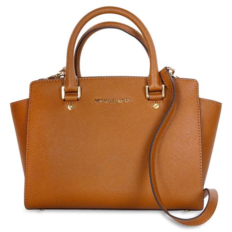 Michael Kors Selma Medium Saffiano Leather Satchel 